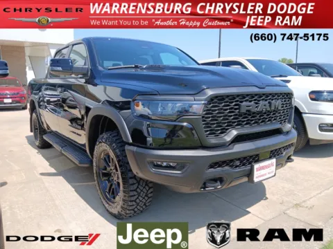 Black 2026 Ram 1500 Rebel for sale in Warrensburg, MO
