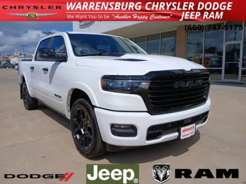 White 2026 Ram 1500 Laramie for sale in Warrensburg, MO
