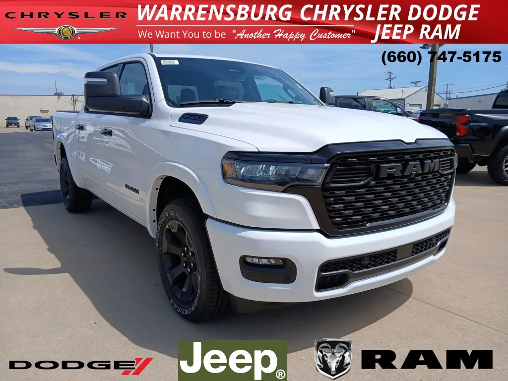 White 2025 Ram 1500 Big Horn/Lone Star for sale in Warrensburg, MO