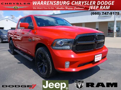 Red 2018 Ram 1500 Night for sale in Warrensburg, MO