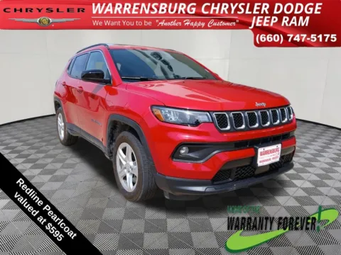 Red 2023 Jeep Compass Latitude for sale in Warrensburg, MO