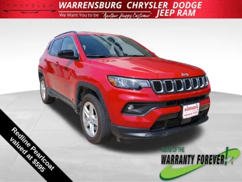 Red 2023 Jeep Compass Latitude for sale in Warrensburg, MO
