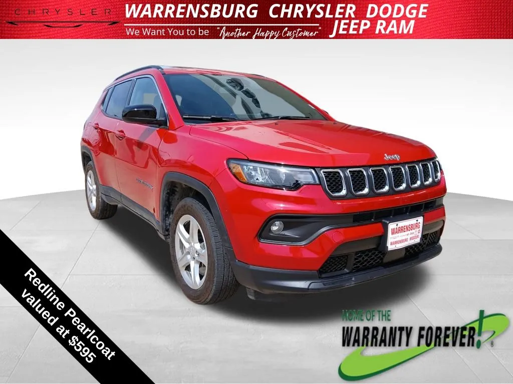 Red 2023 Jeep Compass Latitude for sale in Warrensburg, MO