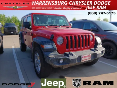 Red 2021 Jeep Wrangler Unlimited Sport RHD for sale in Warrensburg, MO