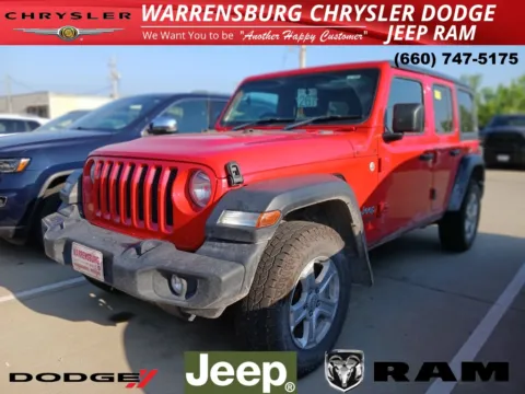 Photos of 2021 Jeep Wrangler Unlimited Sport RHD for sale in Warrensburg, MO at Warrensburg CDJR