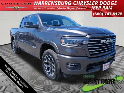 Gray 2026 Ram 1500 Laramie for sale in Warrensburg, MO