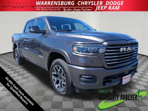 Gray 2026 Ram 1500 Laramie for sale in Warrensburg, MO