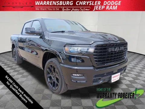 Black 2026 Ram 1500 Laramie for sale in Warrensburg, MO