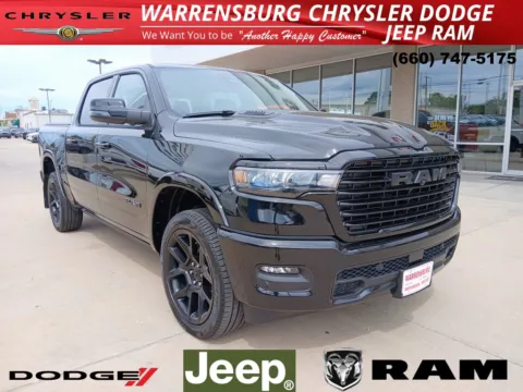 Black 2026 Ram 1500 Laramie for sale in Warrensburg, MO