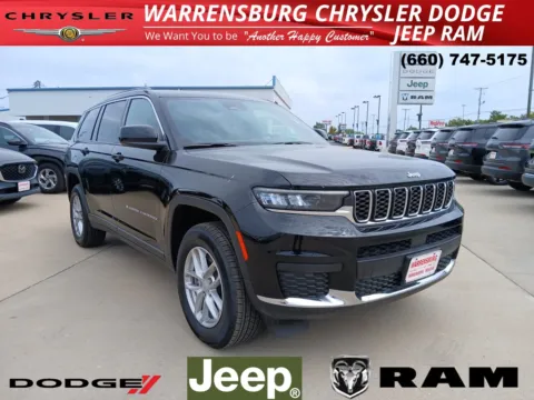 Black 2025 Jeep Grand Cherokee L Laredo for sale in Warrensburg, MO