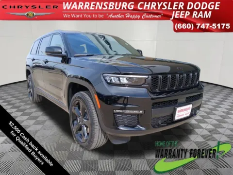 Black 2025 Jeep Grand Cherokee L Limited for sale in Warrensburg, MO