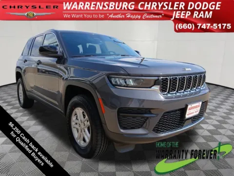 Gray 2025 Jeep Grand Cherokee Laredo for sale in Warrensburg, MO