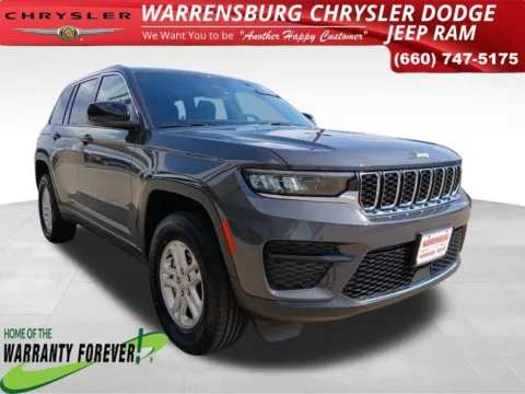 Gray 2025 Jeep Grand Cherokee Laredo for sale in Warrensburg, MO