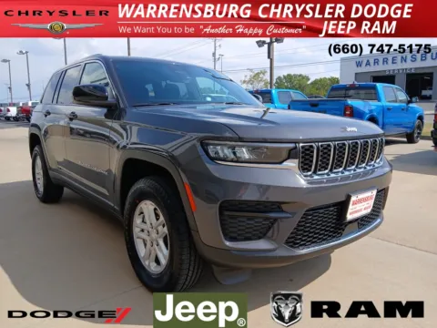 Gray 2025 Jeep Grand Cherokee Laredo for sale in Warrensburg, MO