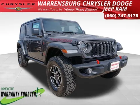 Gray 2025 Jeep Wrangler Rubicon for sale in Warrensburg, MO