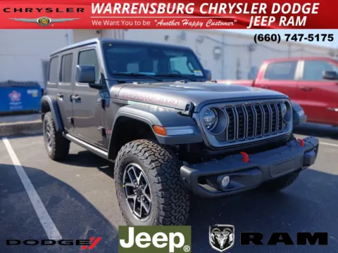 Gray 2025 Jeep Wrangler Rubicon for sale in Warrensburg, MO