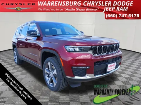 Red 2025 Jeep Grand Cherokee L Limited for sale in Warrensburg, MO