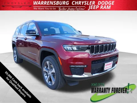 Red 2025 Jeep Grand Cherokee L Limited for sale in Warrensburg, MO