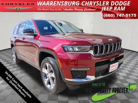 Red 2025 Jeep Grand Cherokee L Limited for sale in Warrensburg, MO