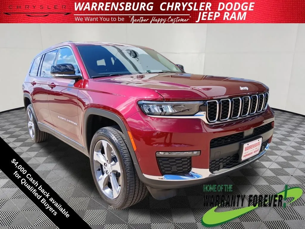 Red 2025 Jeep Grand Cherokee L Limited for sale in Warrensburg, MO
