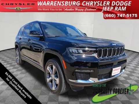 Black 2025 Jeep Grand Cherokee L Limited for sale in Warrensburg, MO
