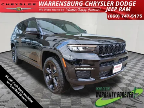 Black 2025 Jeep Grand Cherokee L Limited for sale in Warrensburg, MO