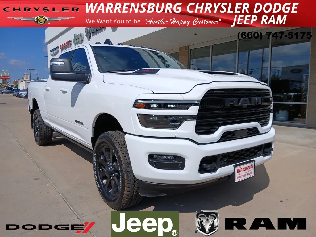 White 2026 Ram 2500 Laramie for sale in Warrensburg, MO