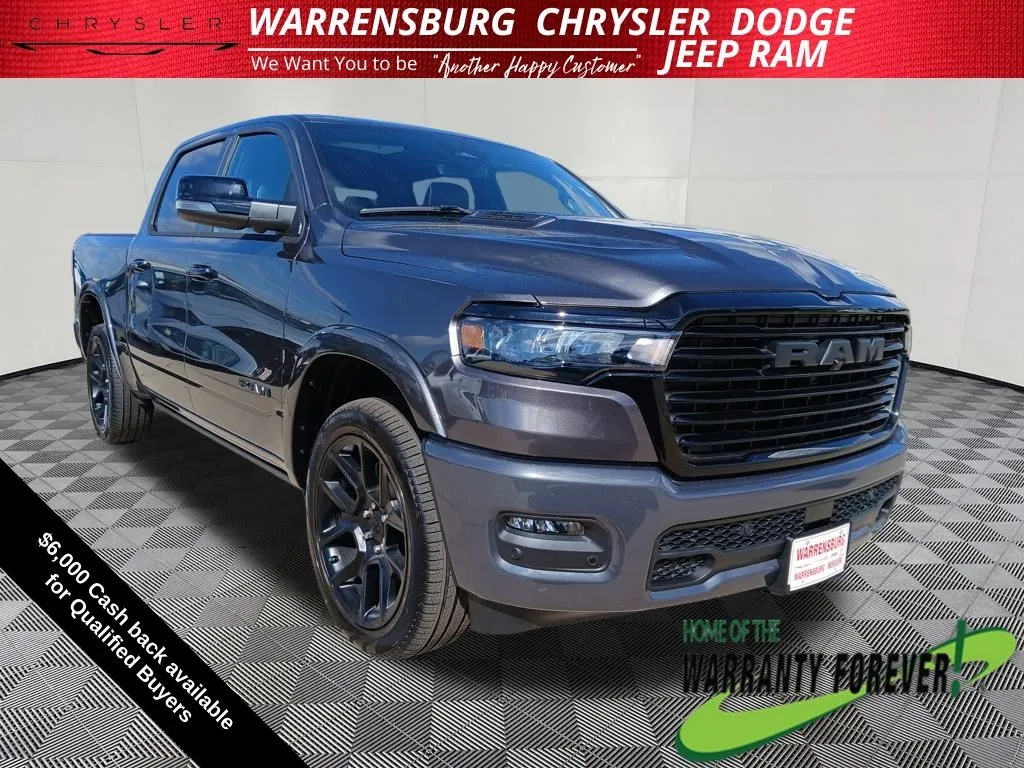 Gray 2026 Ram 1500 Laramie for sale in Warrensburg, MO
