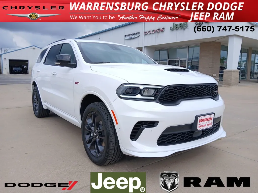 White 2026 Dodge Durango GT Plus for sale in Warrensburg, MO