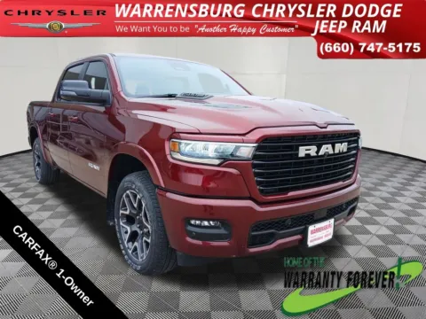 Red 2025 Ram 1500 Laramie for sale in Warrensburg, MO