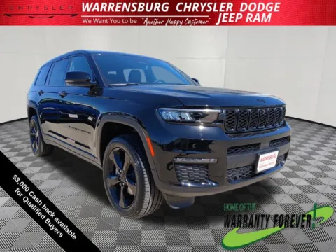 Black 2025 Jeep Grand Cherokee L Limited for sale in Warrensburg, MO