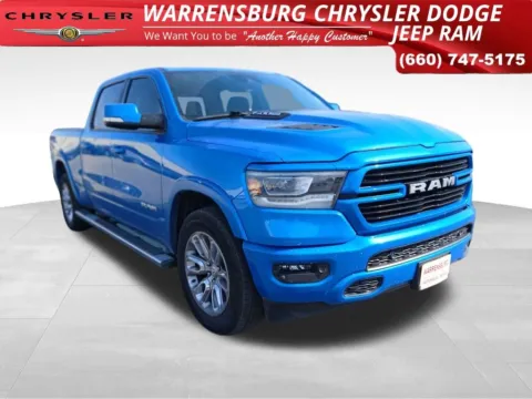 Blue 2021 Ram 1500 Laramie for sale in Warrensburg, MO