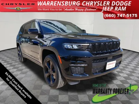 Black 2025 Jeep Grand Cherokee L Limited for sale in Warrensburg, MO
