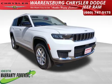 White 2025 Jeep Grand Cherokee L Laredo for sale in Warrensburg, MO