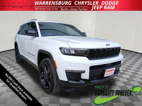 White 2025 Jeep Grand Cherokee L Limited for sale in Warrensburg, MO