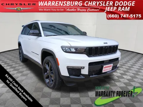 White 2025 Jeep Grand Cherokee L Limited for sale in Warrensburg, MO