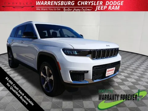 White 2025 Jeep Grand Cherokee L Limited for sale in Warrensburg, MO