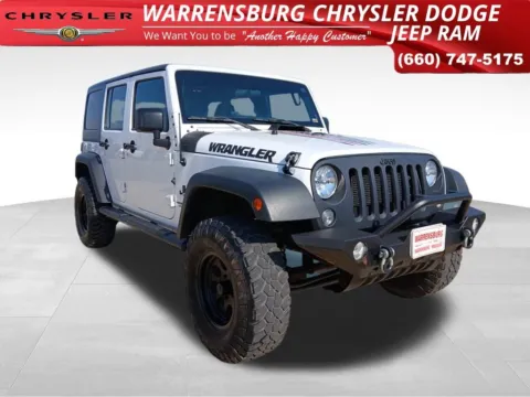 White 2015 Jeep Wrangler Unlimited Sport for sale in Warrensburg, MO