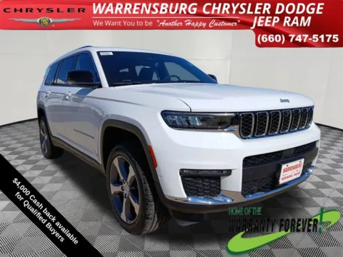 White 2025 Jeep Grand Cherokee L Limited for sale in Warrensburg, MO