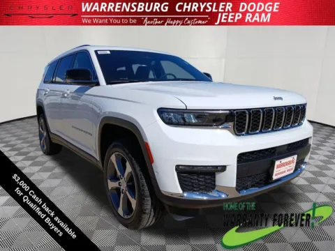 White 2025 Jeep Grand Cherokee L Limited for sale in Warrensburg, MO