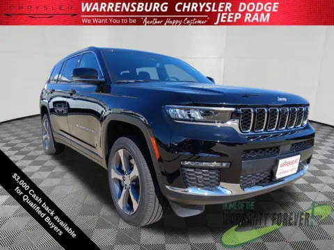 Black 2025 Jeep Grand Cherokee L Limited for sale in Warrensburg, MO