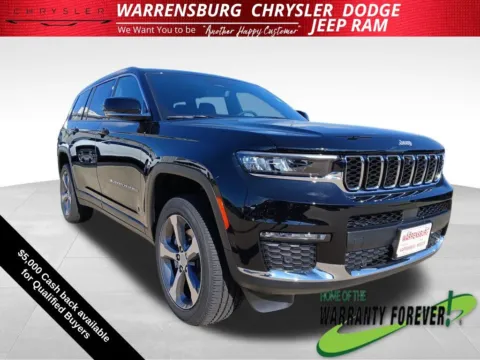 Black 2025 Jeep Grand Cherokee L Limited for sale in Warrensburg, MO