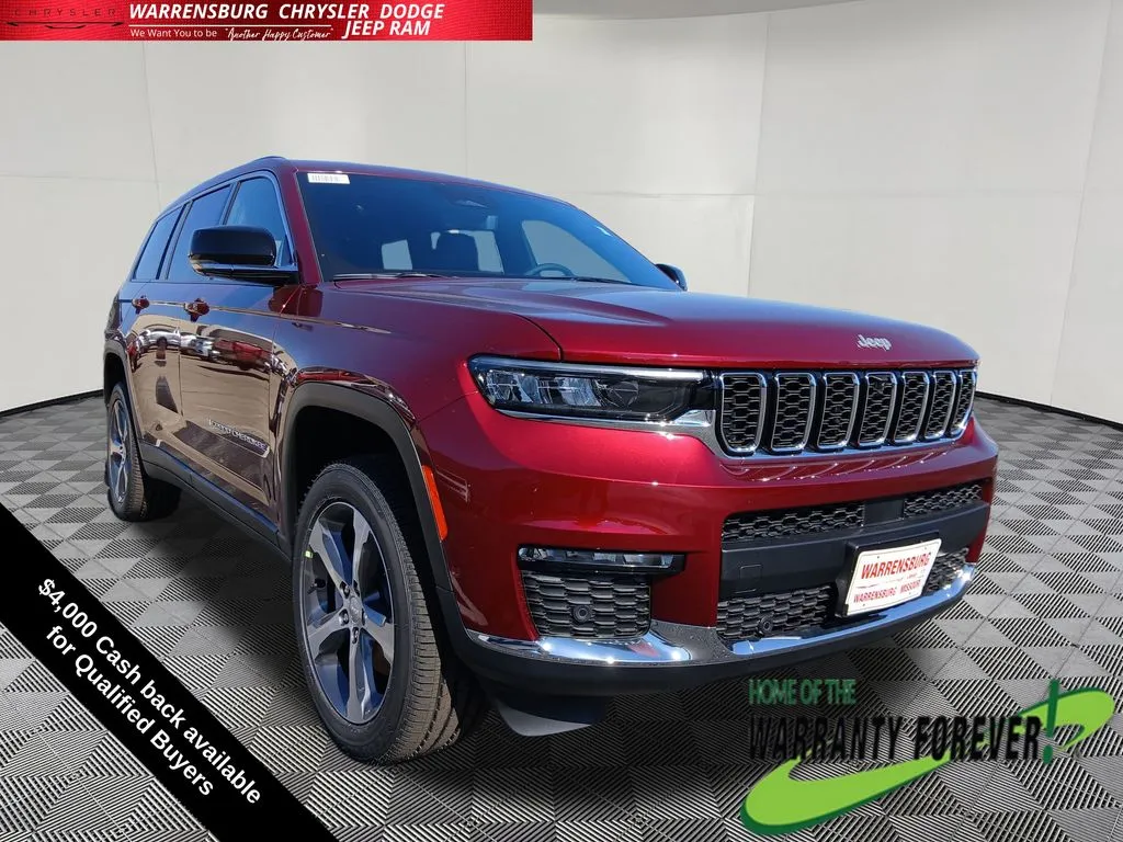 Red 2025 Jeep Grand Cherokee L Limited for sale in Warrensburg, MO