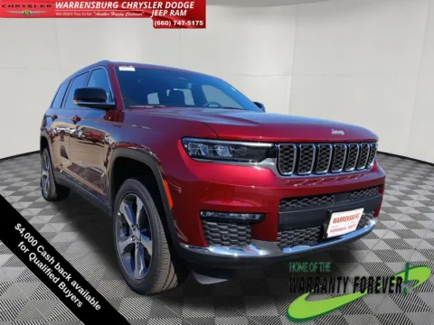 Red 2025 Jeep Grand Cherokee L Limited for sale in Warrensburg, MO