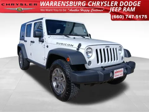 White 2014 Jeep Wrangler Unlimited Rubicon for sale in Warrensburg, MO