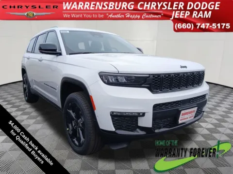 White 2025 Jeep Grand Cherokee L Limited for sale in Warrensburg, MO