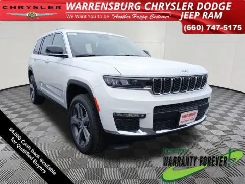 White 2025 Jeep Grand Cherokee L Limited for sale in Warrensburg, MO