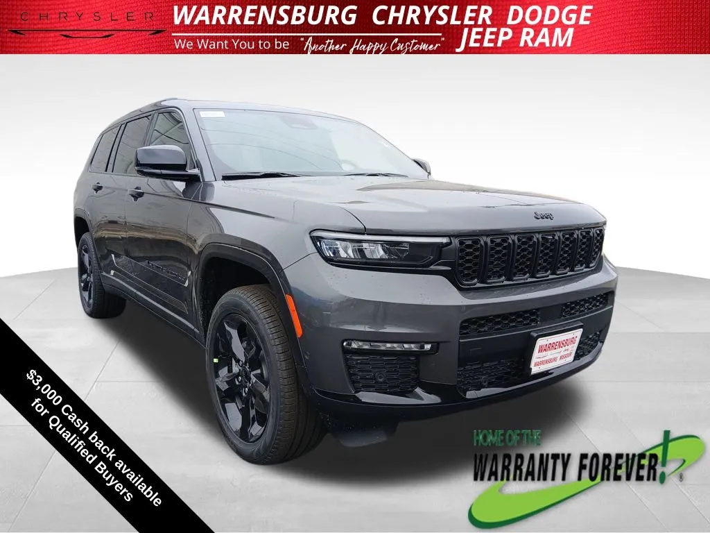 Gray 2025 Jeep Grand Cherokee L Limited for sale in Warrensburg, MO