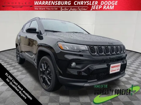 Black 2026 Jeep Compass Latitude for sale in Warrensburg, MO