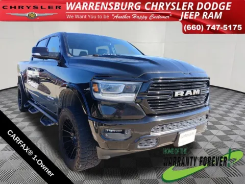 Black 2019 Ram 1500 Laramie for sale in Warrensburg, MO